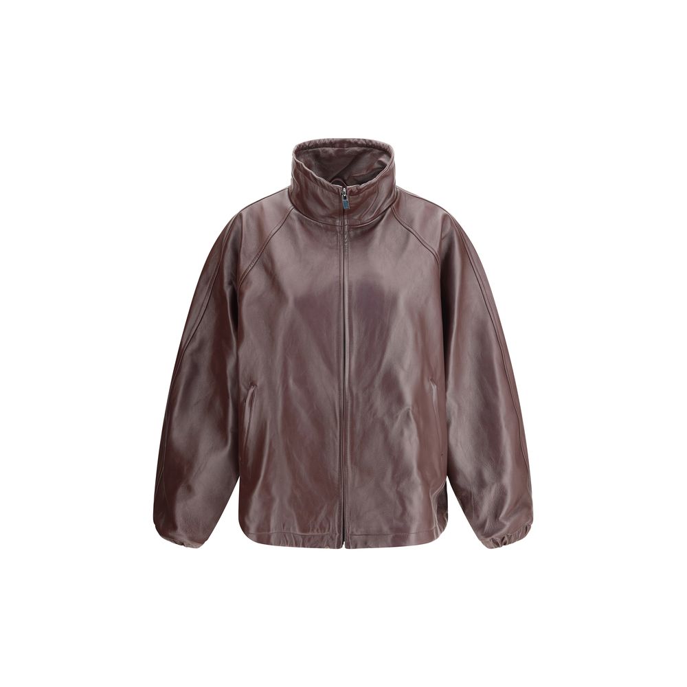 Magda Butrym Oversized Leather Jacket