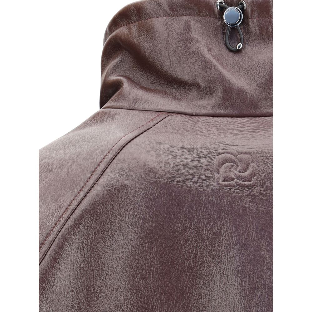 Magda Butrym Oversized Leather Jacket