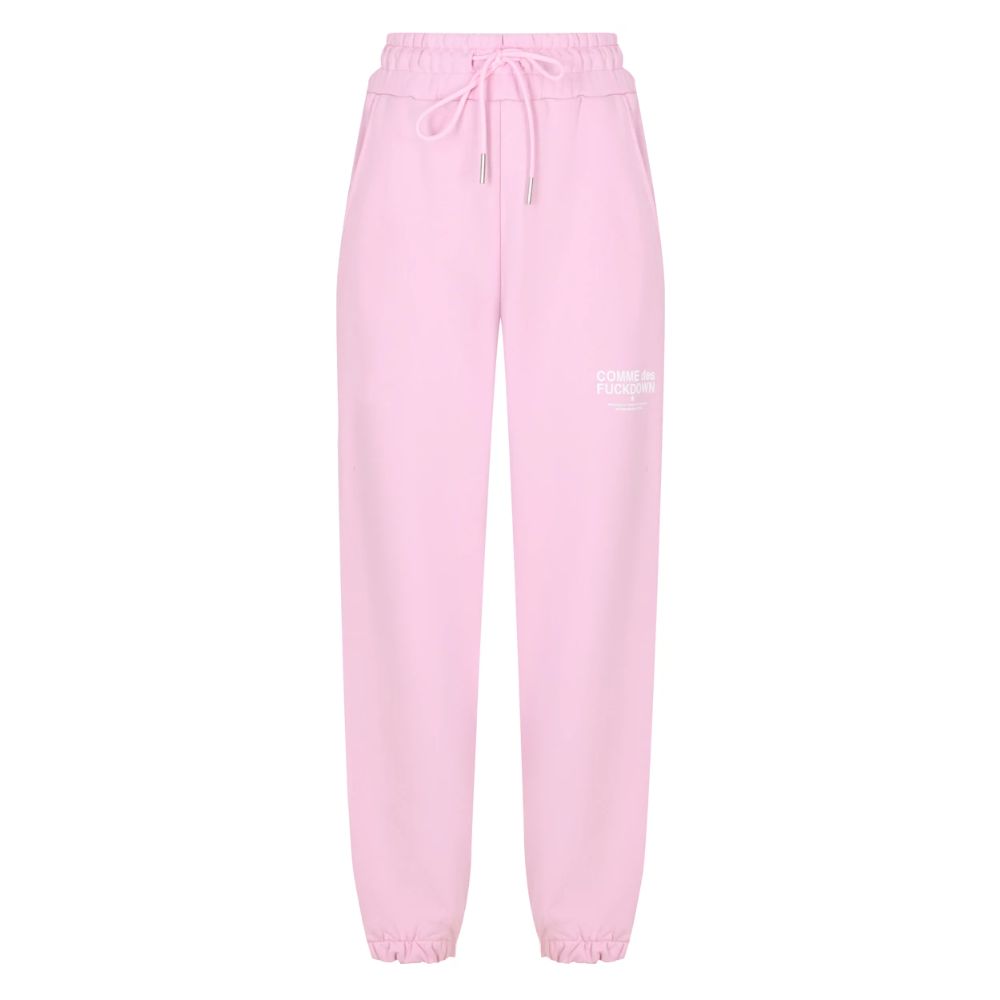 Comme Des Fuckdown Pink Cotton Sweatpants
