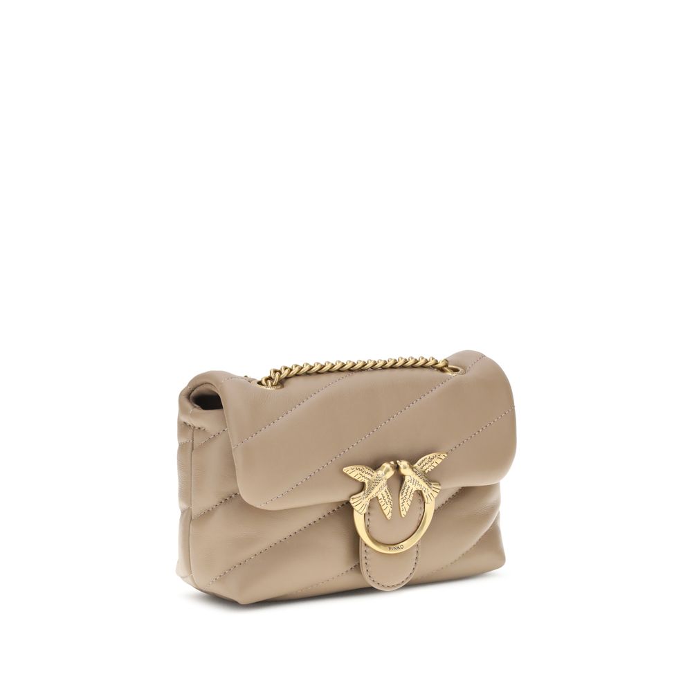 PINKO Love Baby Shoulder Bag - Chic Elegance in Calfskin