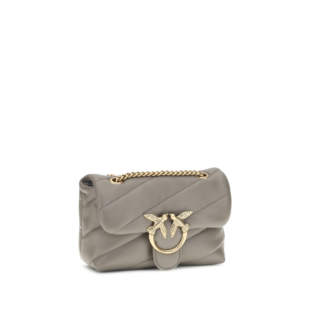 PINKO Love Baby Shoulder Bag – Luxe Calfskin Elegance