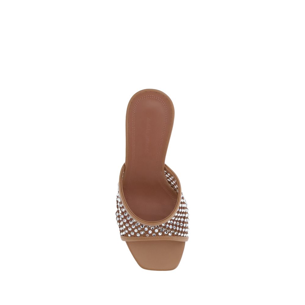 Amina Muaddi Lupita Crystal Sandals - A Statement of Glamour