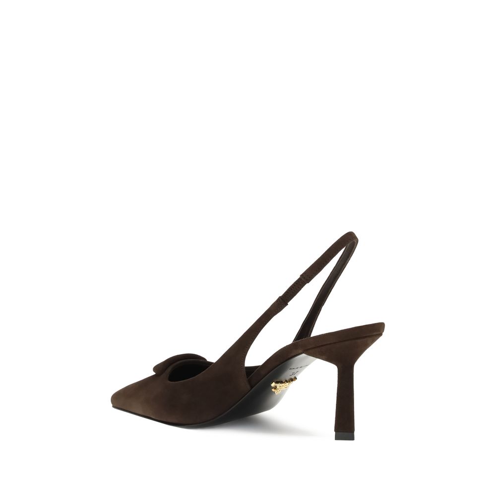 Prada Suede Slingback Pumps: Refined Elegance