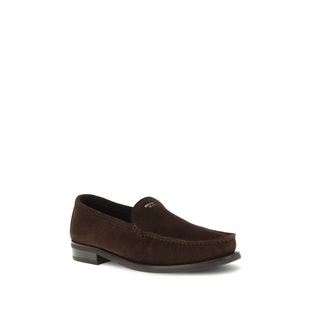 Prada Suede Loafers - Redefining Classic Elegance