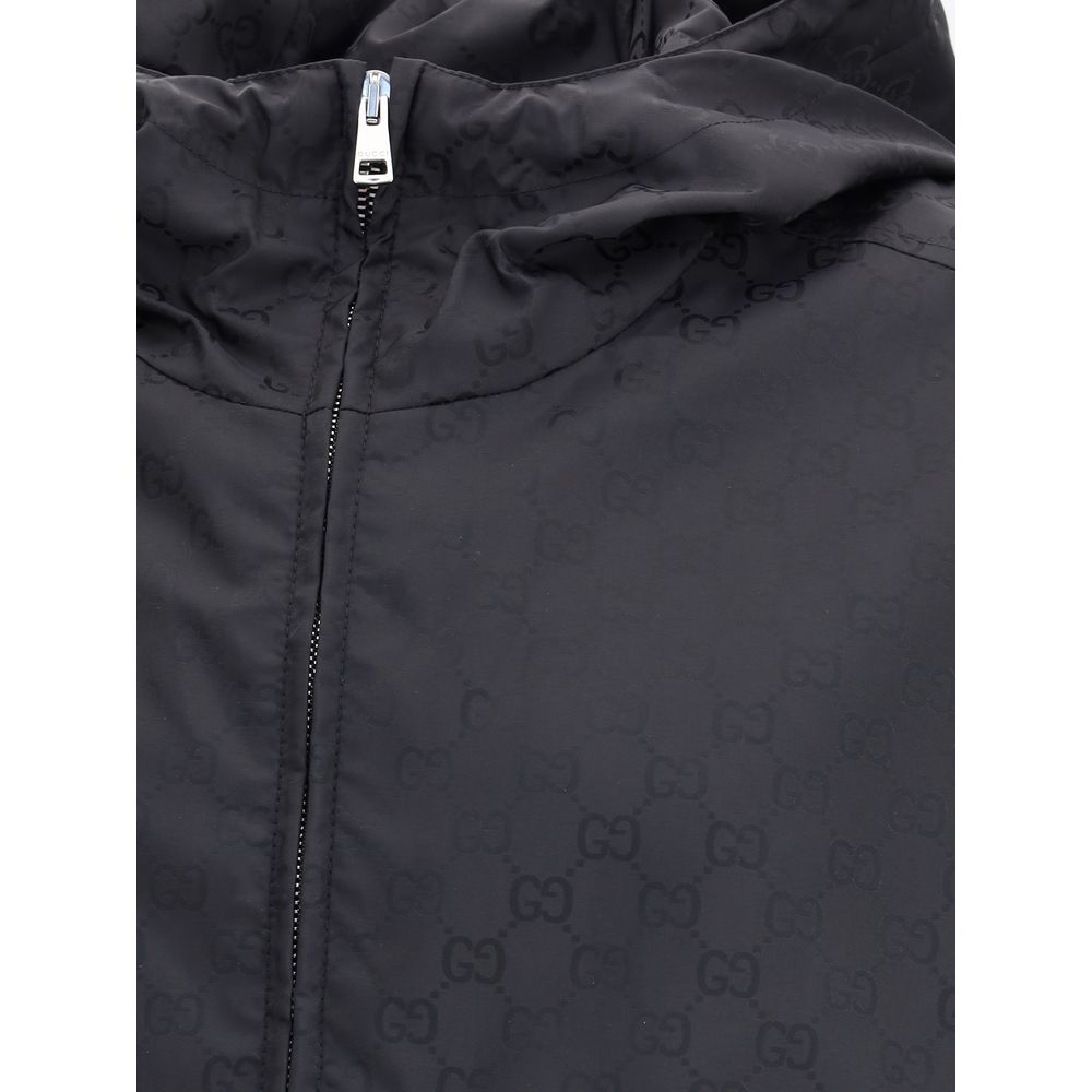 Gucci GG Jacquard Nylon Jacket: Iconic Luxury Meets Functionality