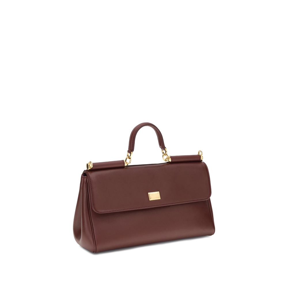 Dolce & Gabbana My Sicily Leather Handbag