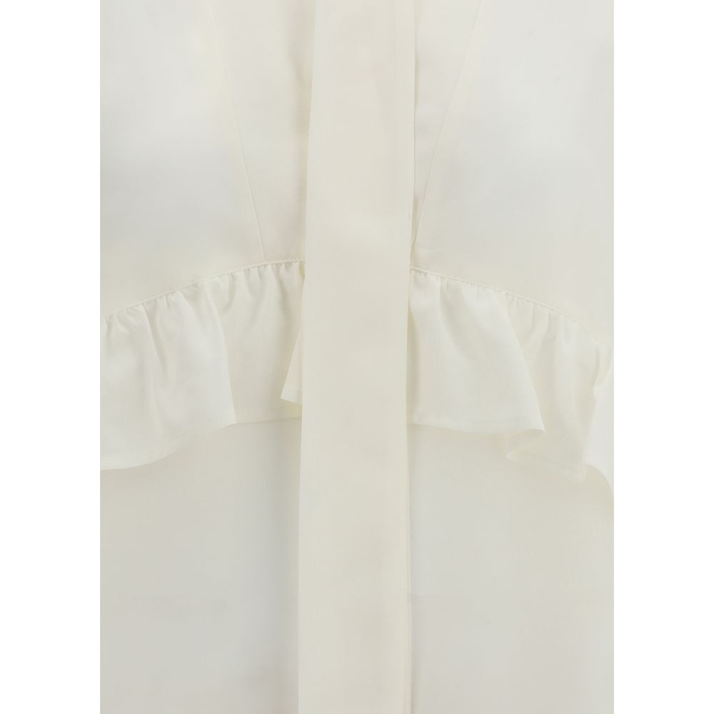 P.A.R.O.S.H. Silk Ruffle Blouse