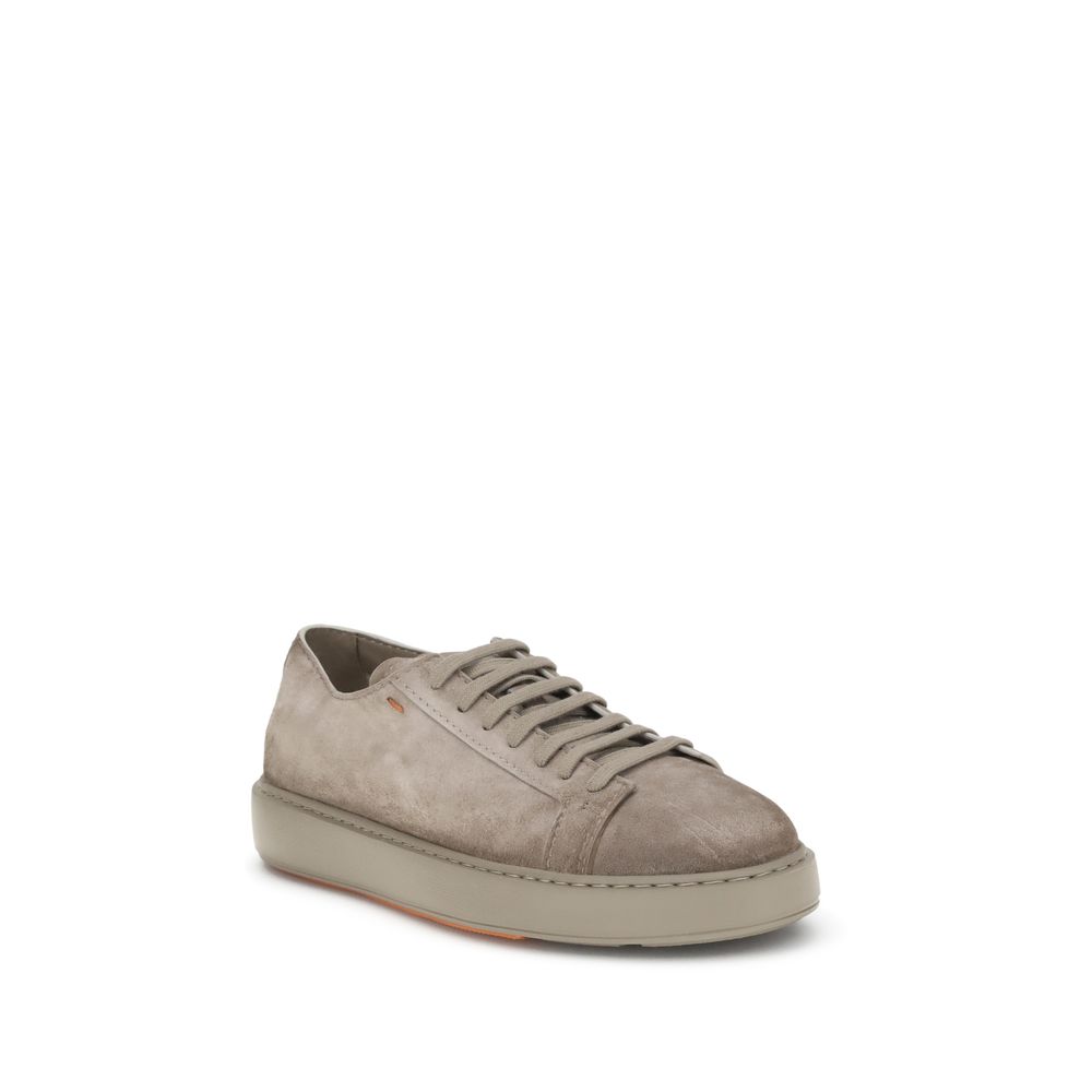 Santoni Suede Sneakers: Elegance Meets Modern Design