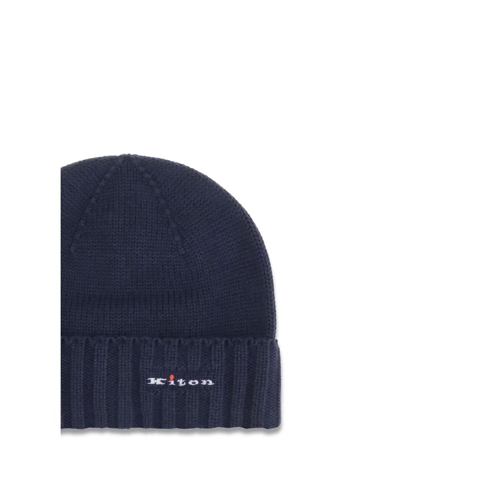 Kiton Wool Beanie Hat