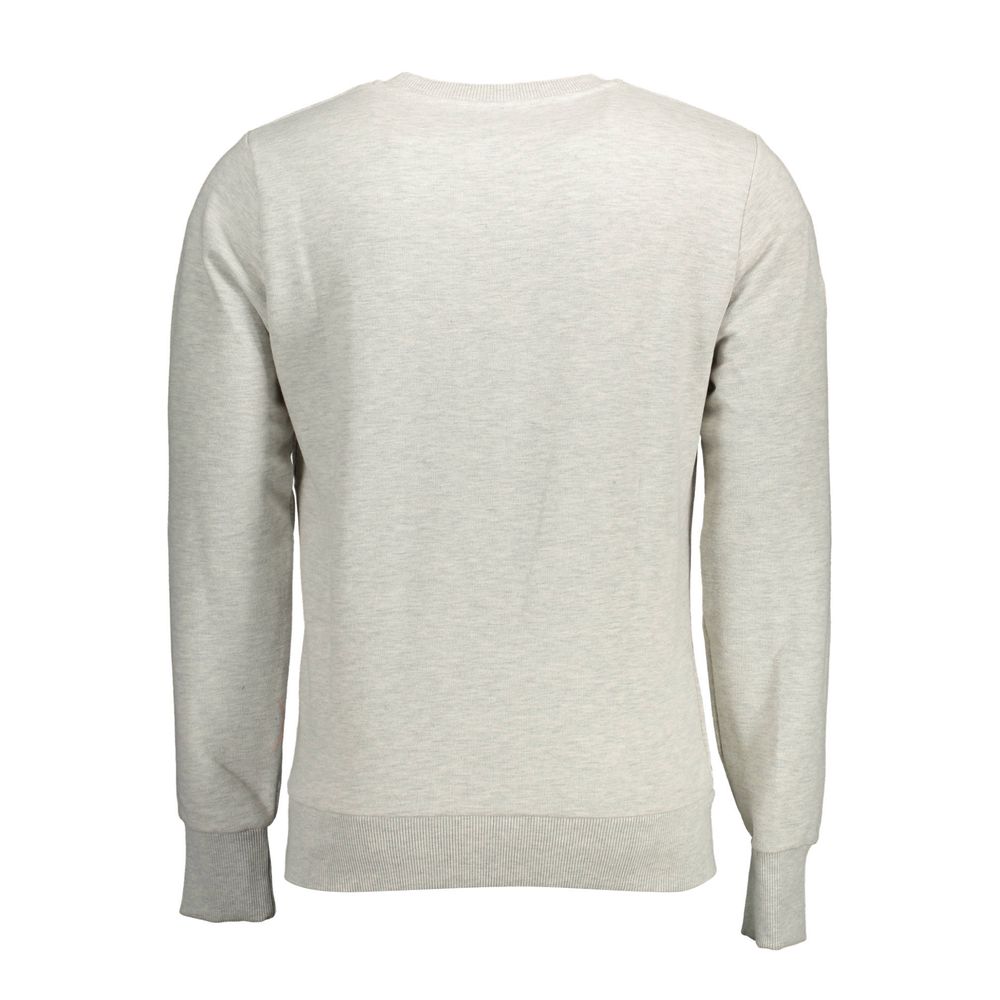 Superdry Gray Cotton Sweater - Stylish Comfort for Every Occasion