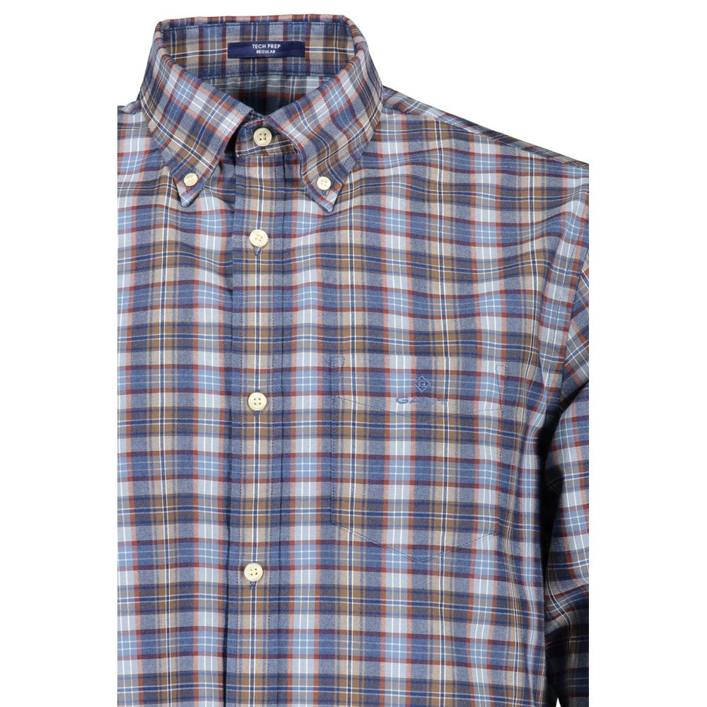 Gant Blue Cotton Shirt - Stylish Comfort for Every Occasion