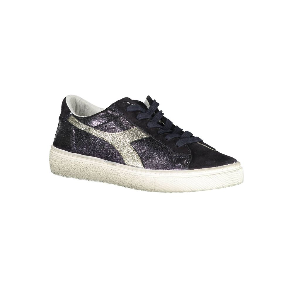 Diadora Black Fabric Sneaker: Stylish Performance Footwear