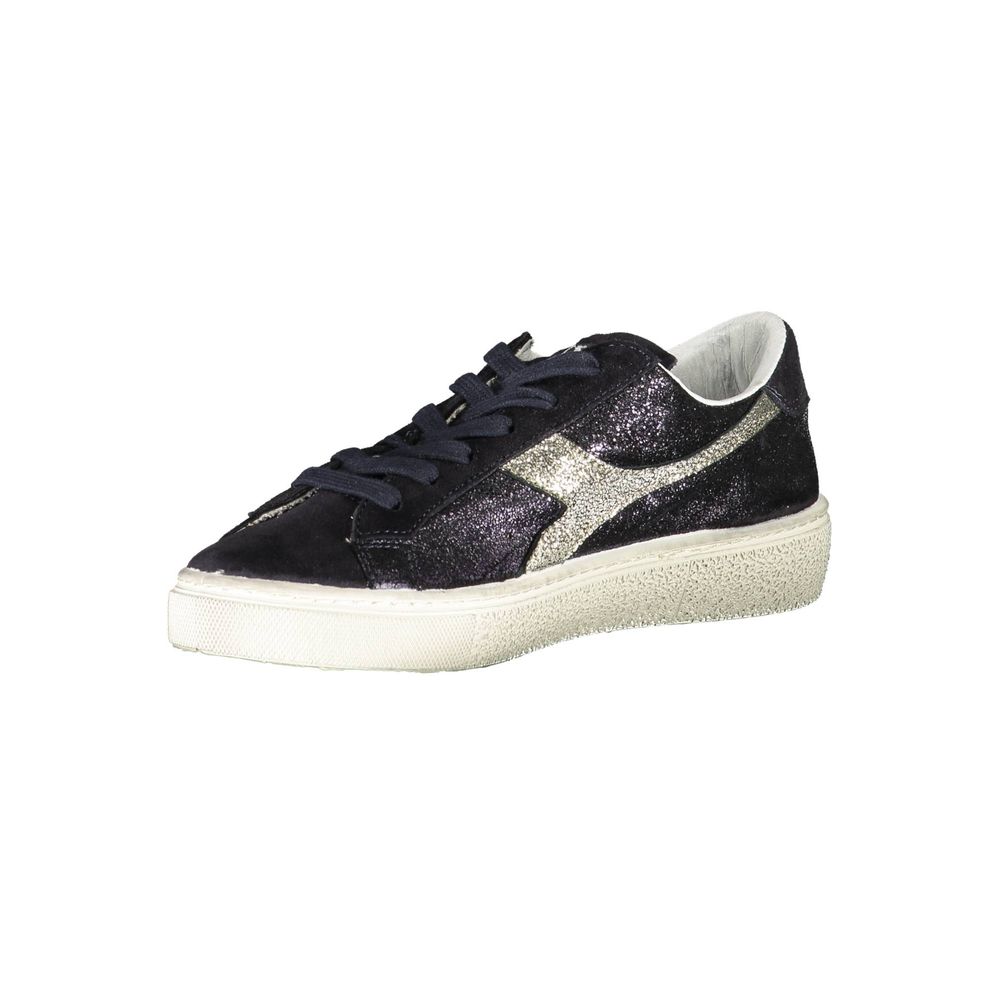 Diadora Black Fabric Sneaker: Stylish Performance Footwear