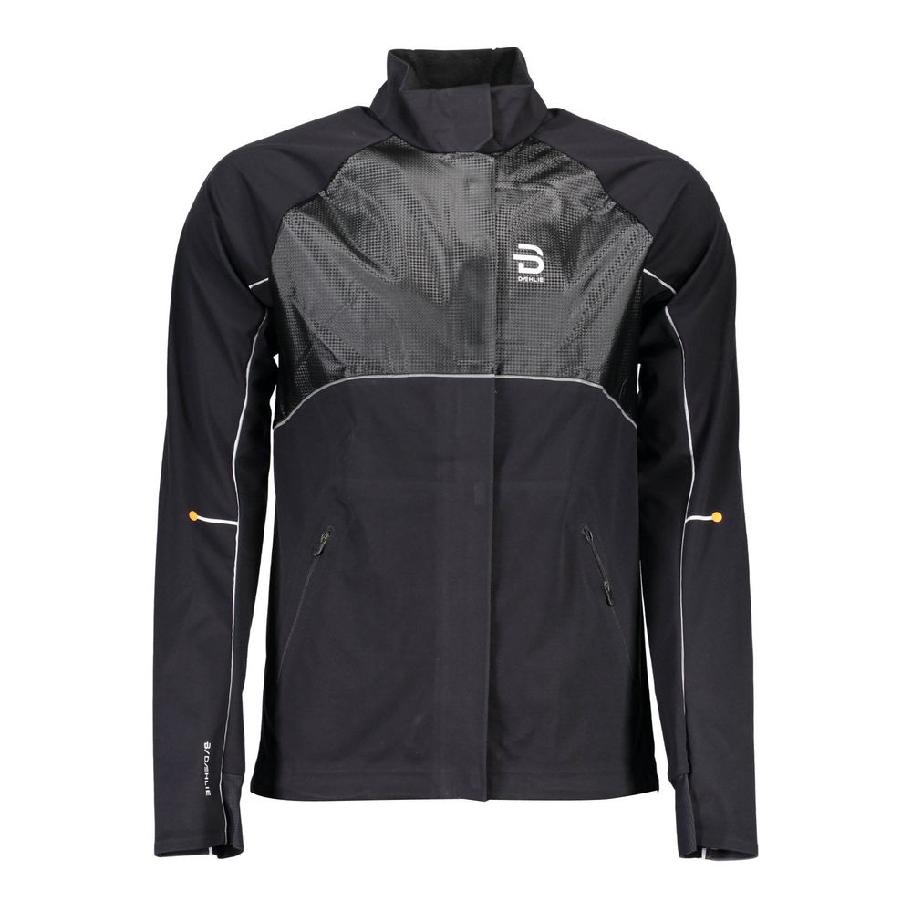 Bjorn Daehlie Black Polyester Jacket - Premium Sports Performance