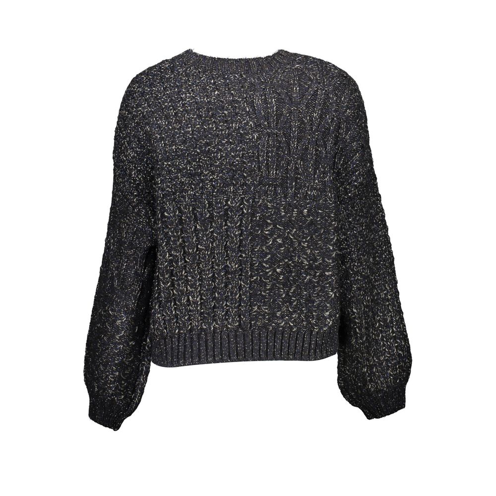 Desigual Black Polyester Sweater - A Statement of Style