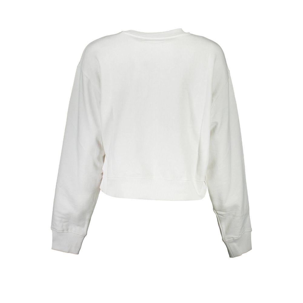 Guess Jeans White Cotton Sweater - Stylish and Comfortable