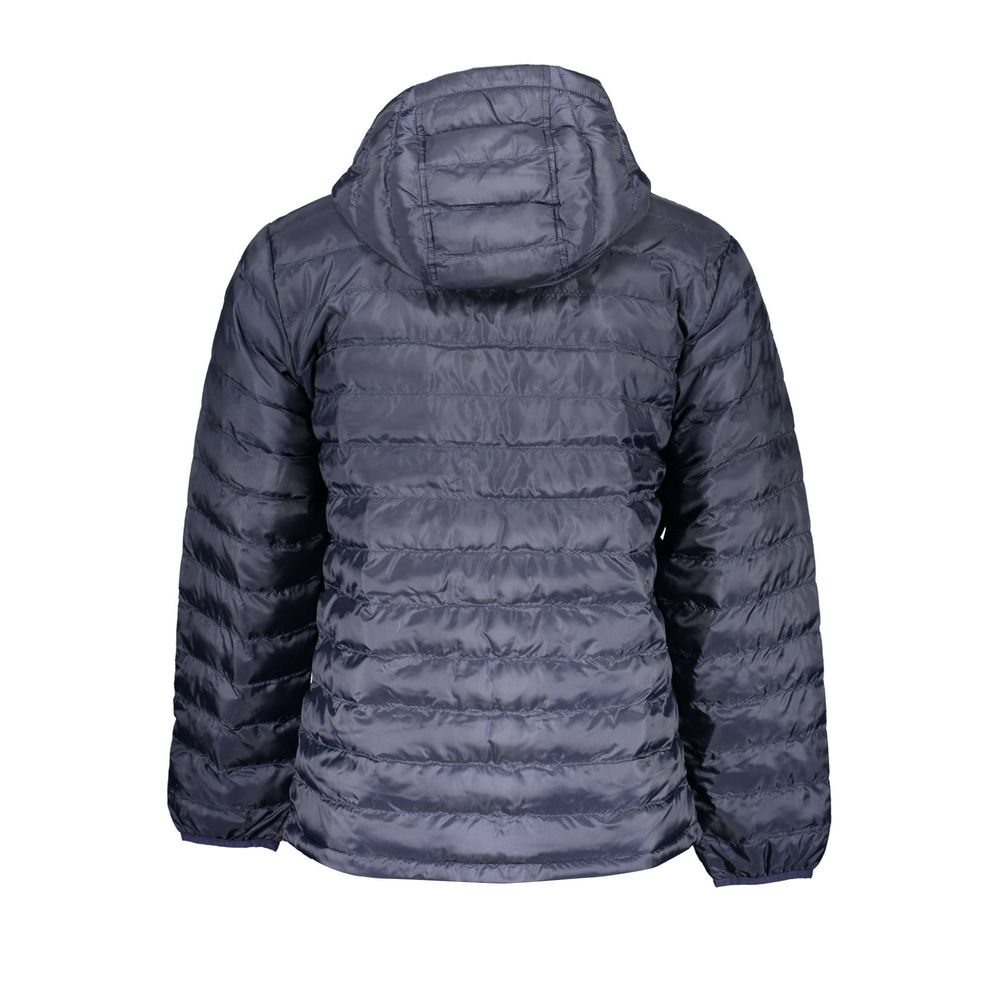 Levi's Blue Polyester Hooded Jacket