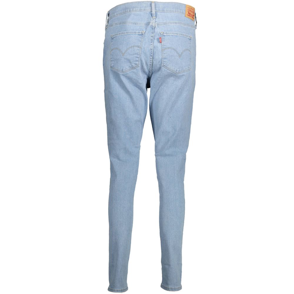 Levi's Blue Cotton Super Skinny Jeans