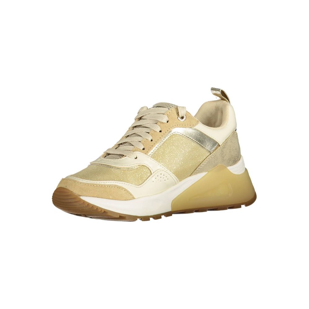U.S. Polo Assn. Gold Polyester Sneaker - Timeless Sport-Inspired Footwear