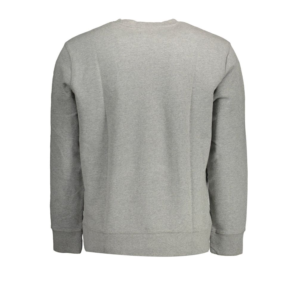 Levi's Gray Cotton Sweater - Classic Comfort and Style