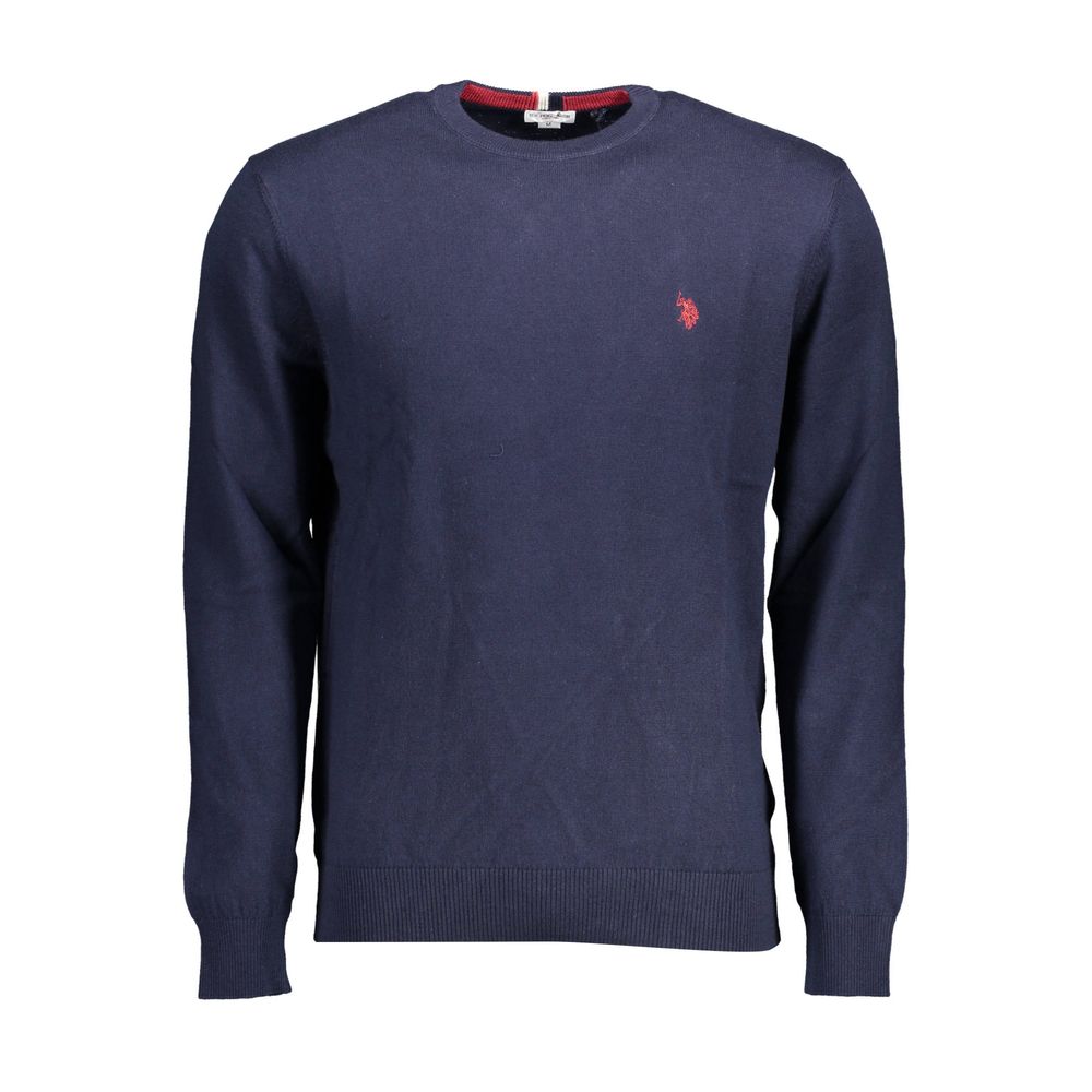 U.S. POLO ASSN. Blue Cotton Sweater - Classic Comfort Meets Style