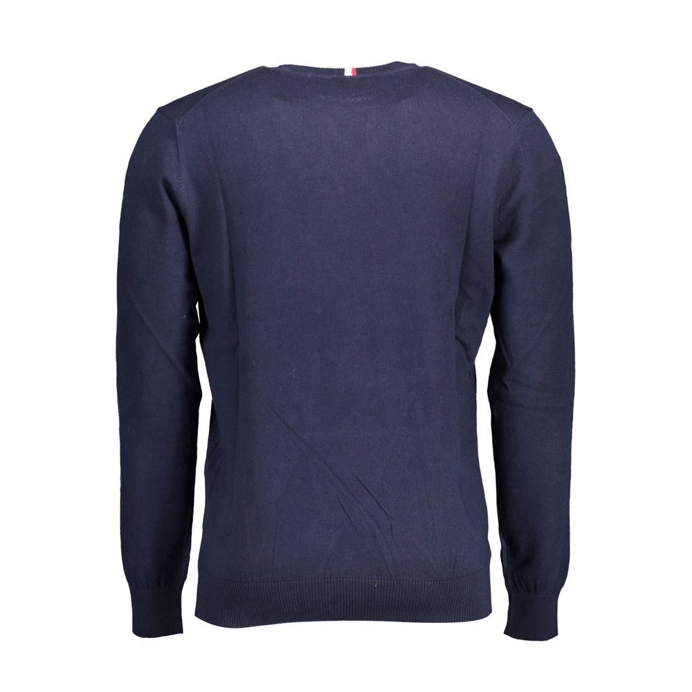 U.S. POLO ASSN. Blue Cotton Sweater - Classic Comfort Meets Style
