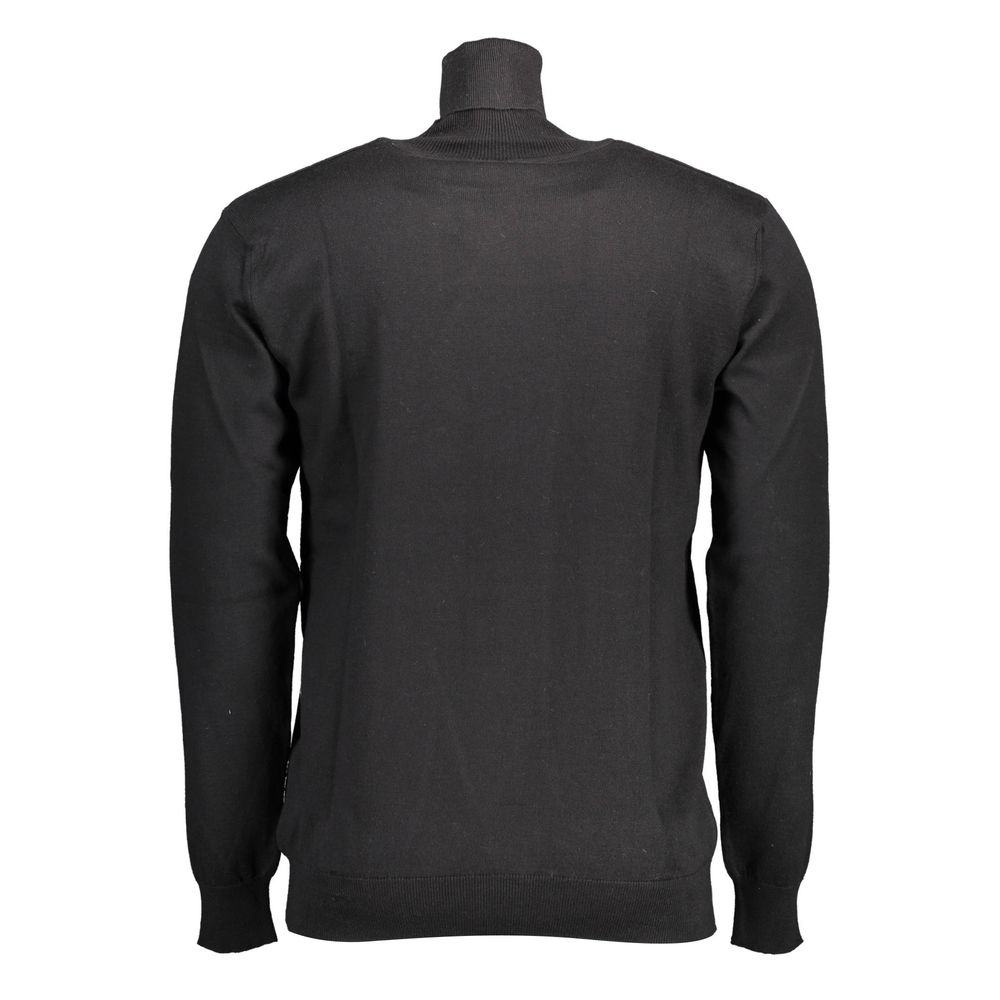 U.S. Polo Assn. Black Cotton Turtleneck Sweater