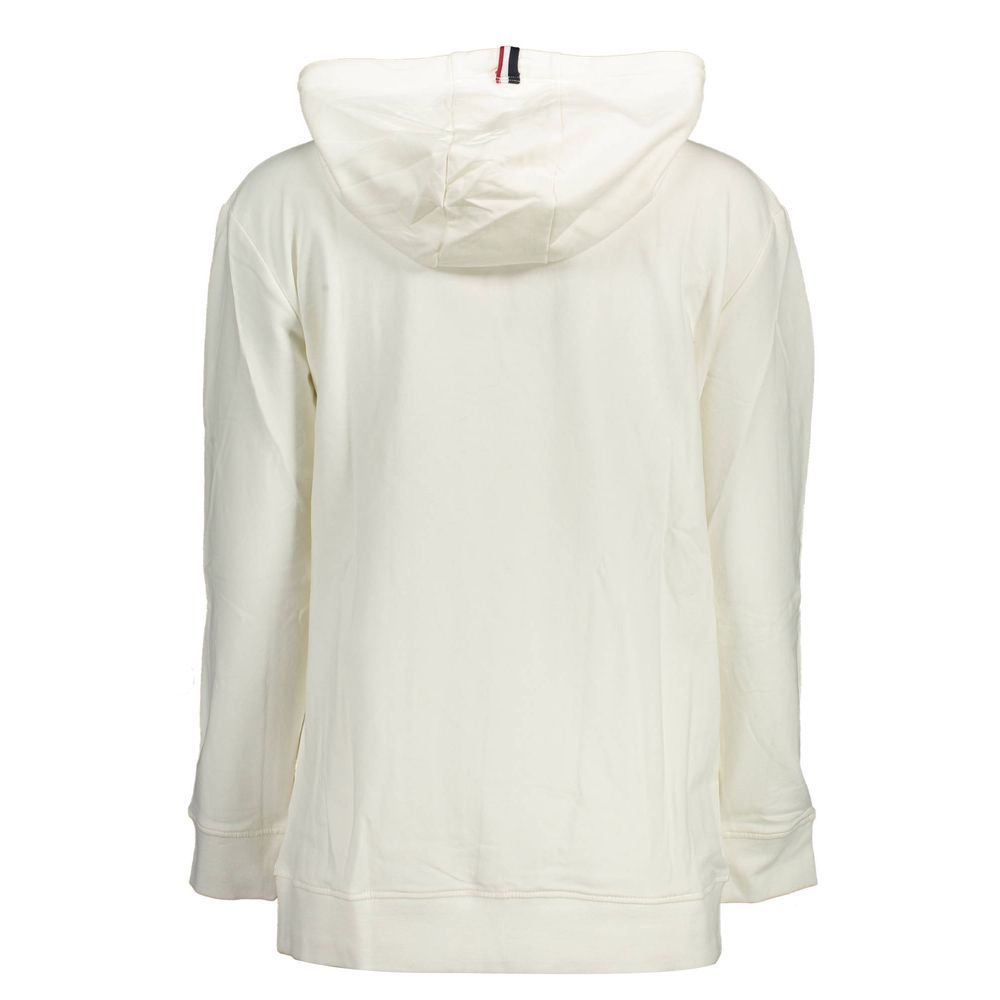 U.S. Polo Assn. White Cotton Hooded Sweatshirt