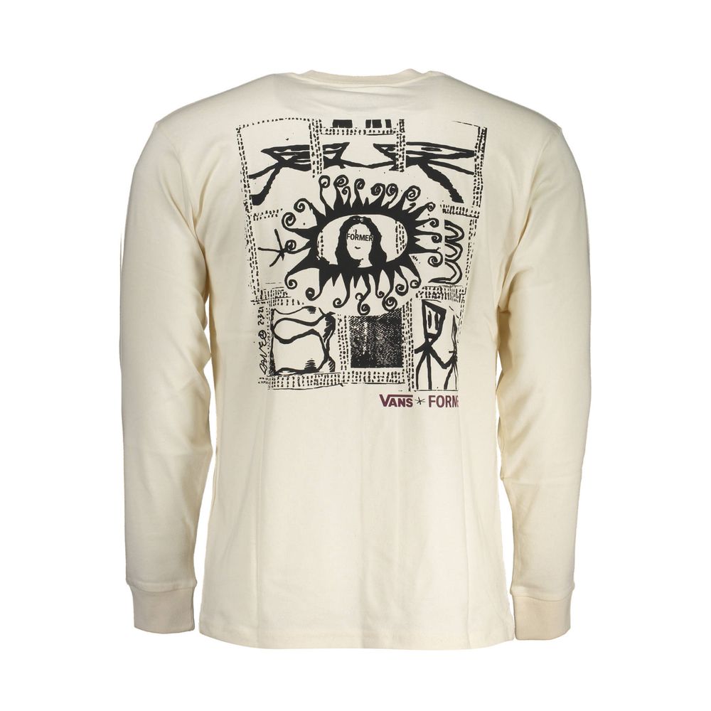 Vans White Long Sleeve Cotton T-Shirt