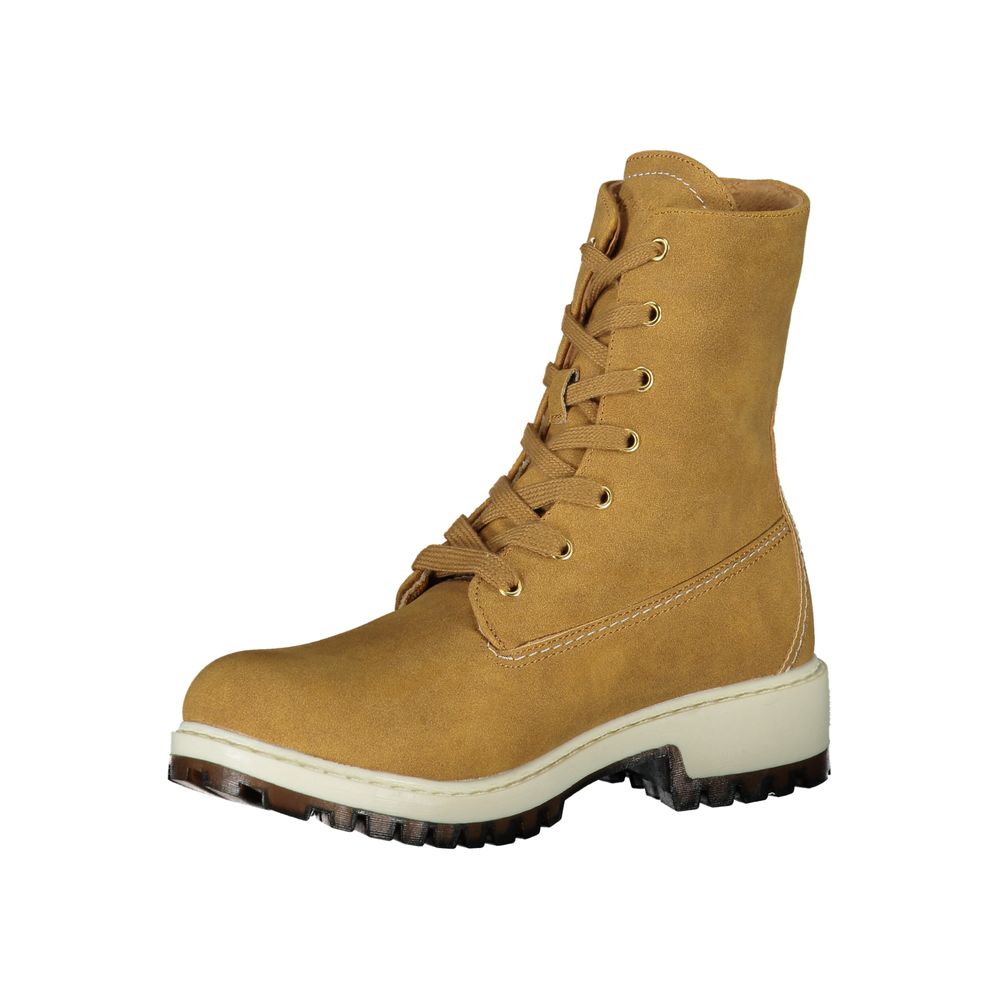U.S. Polo Assn. Brown Polyester Lace-Up Ankle Boot