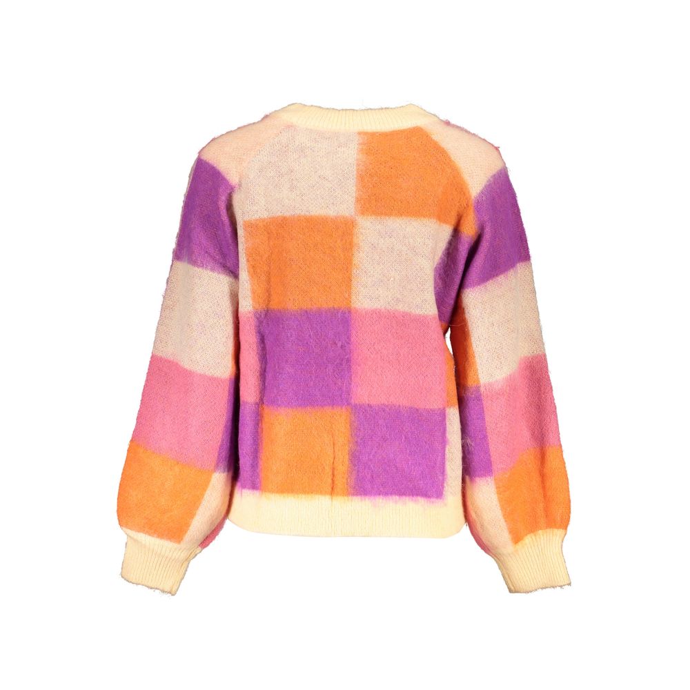Desigual Pink Fabric Sweater - A Colourful Expression