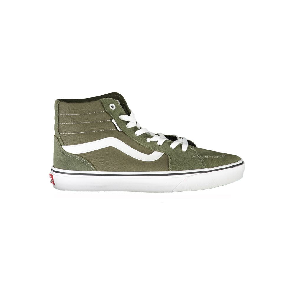 Vans Green Polyester Sneaker - Signature Skate Style