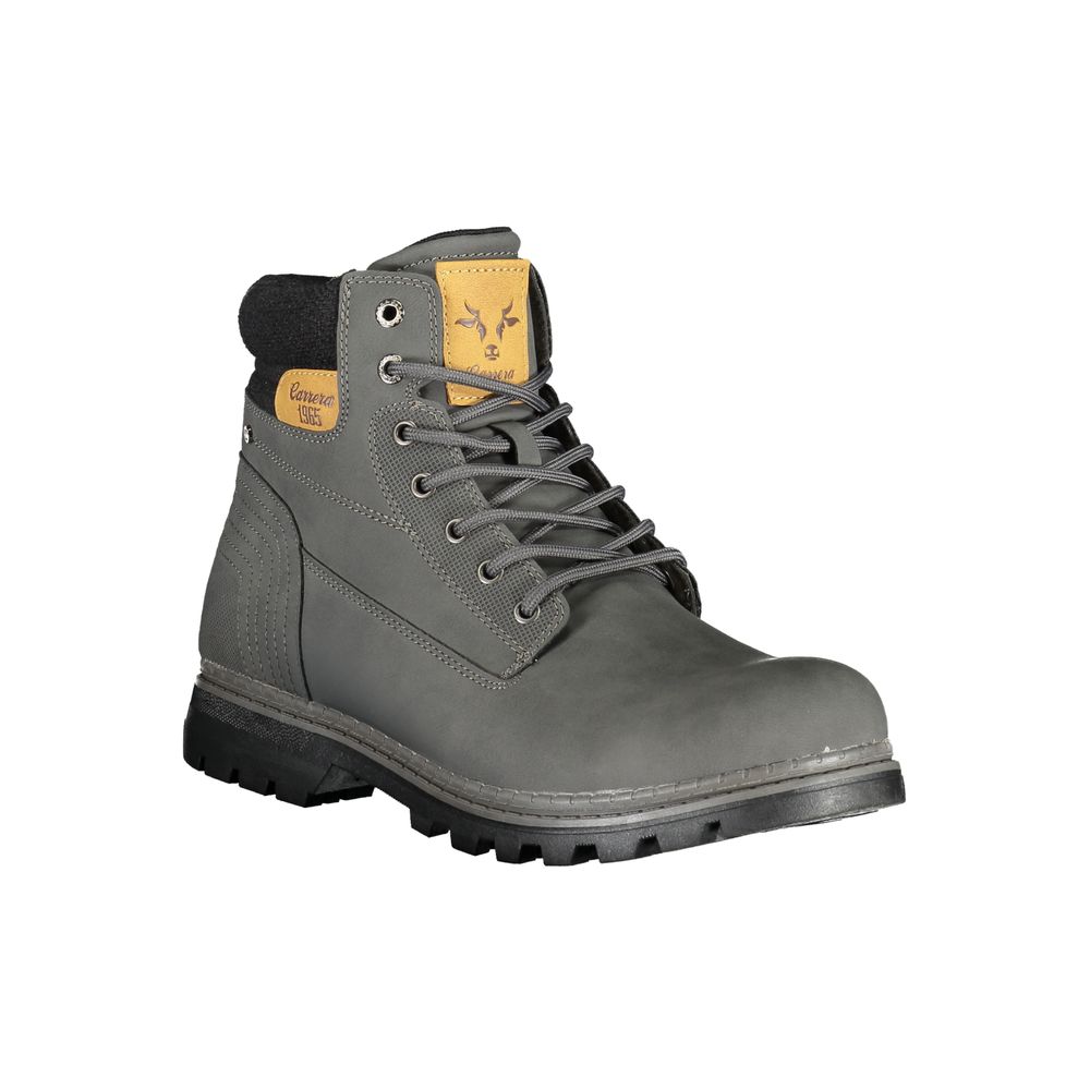 Carrera Gray Polyester Boot with Laces