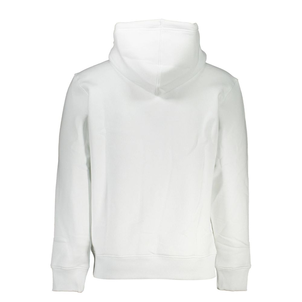 Calvin Klein White Cotton Hoodie