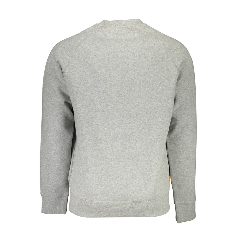 Timberland Gray Cotton Sweater - Comfortable and Stylish Choice