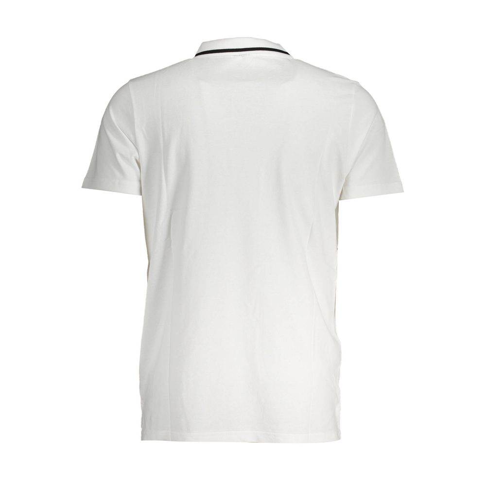Fila White Cotton Polo Shirt - Classic Style for Everyday Wear