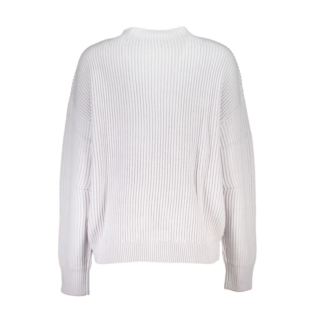 Patrizia Pepe Gray Fabric Sweater - Elegant Comfort Redefined