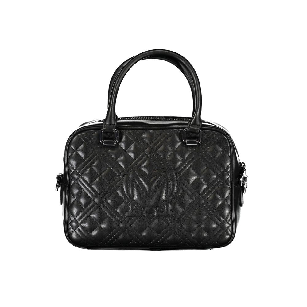 Love Moschino Black Faux Leather Handbag