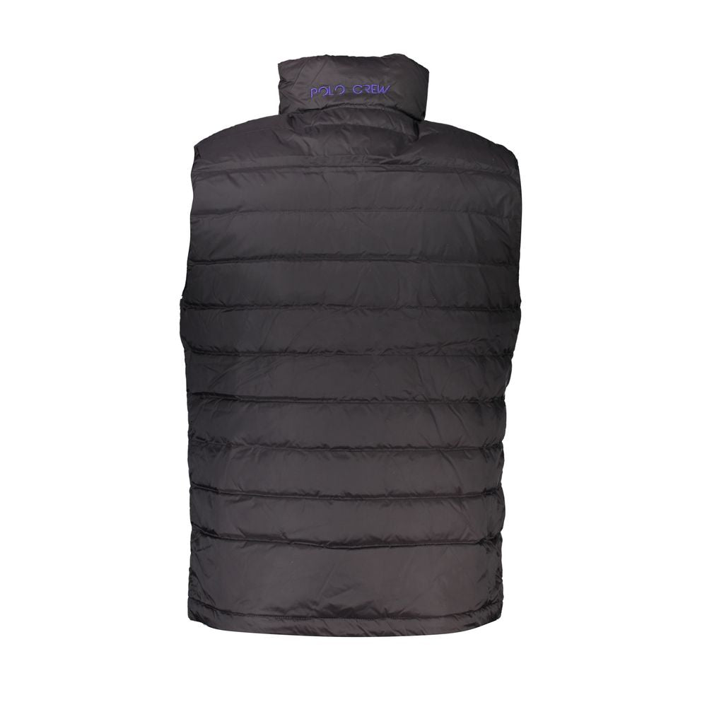 La Martina Black Polyamide Jacket - Effortless Elegance