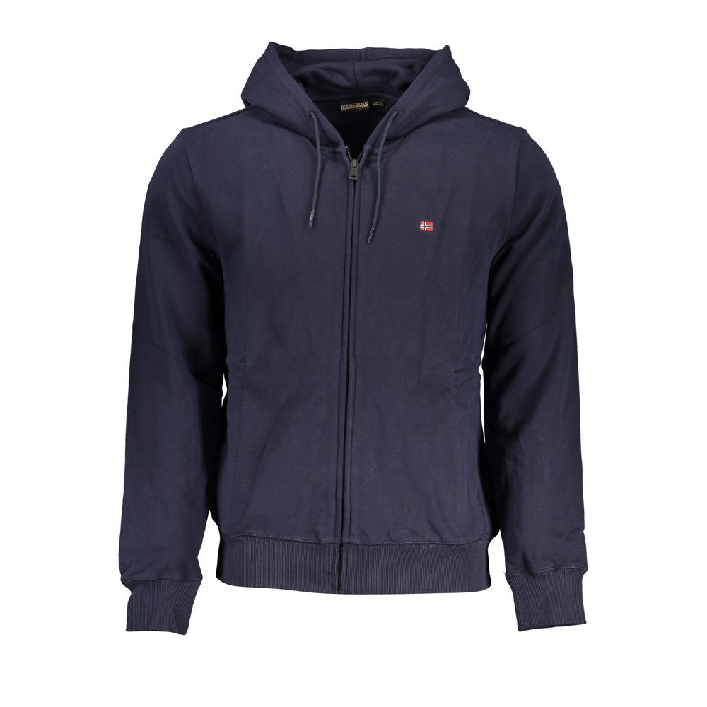 Napapijri Blue Cotton Sweatshirt