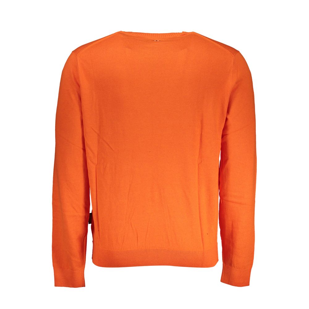 Napapijri Red Cotton Sweater – Adventure Meets Style