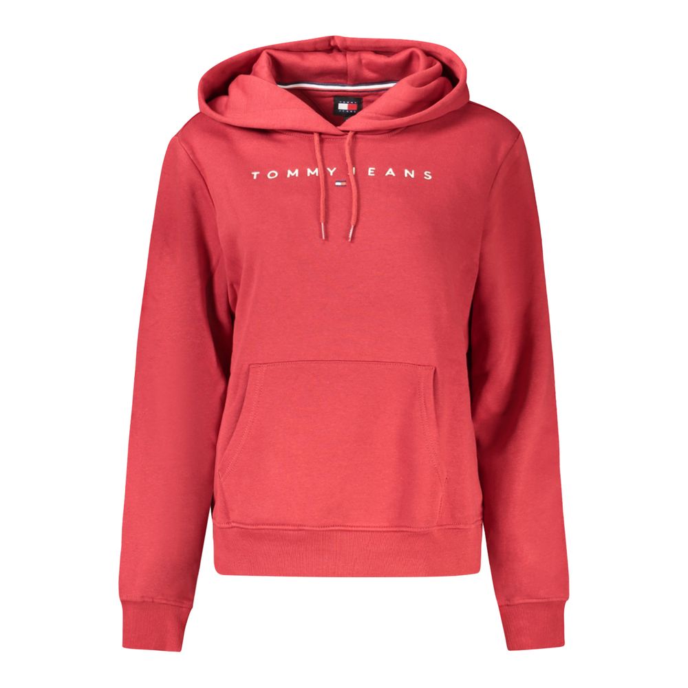 Tommy Hilfiger Red Cotton Hoodie