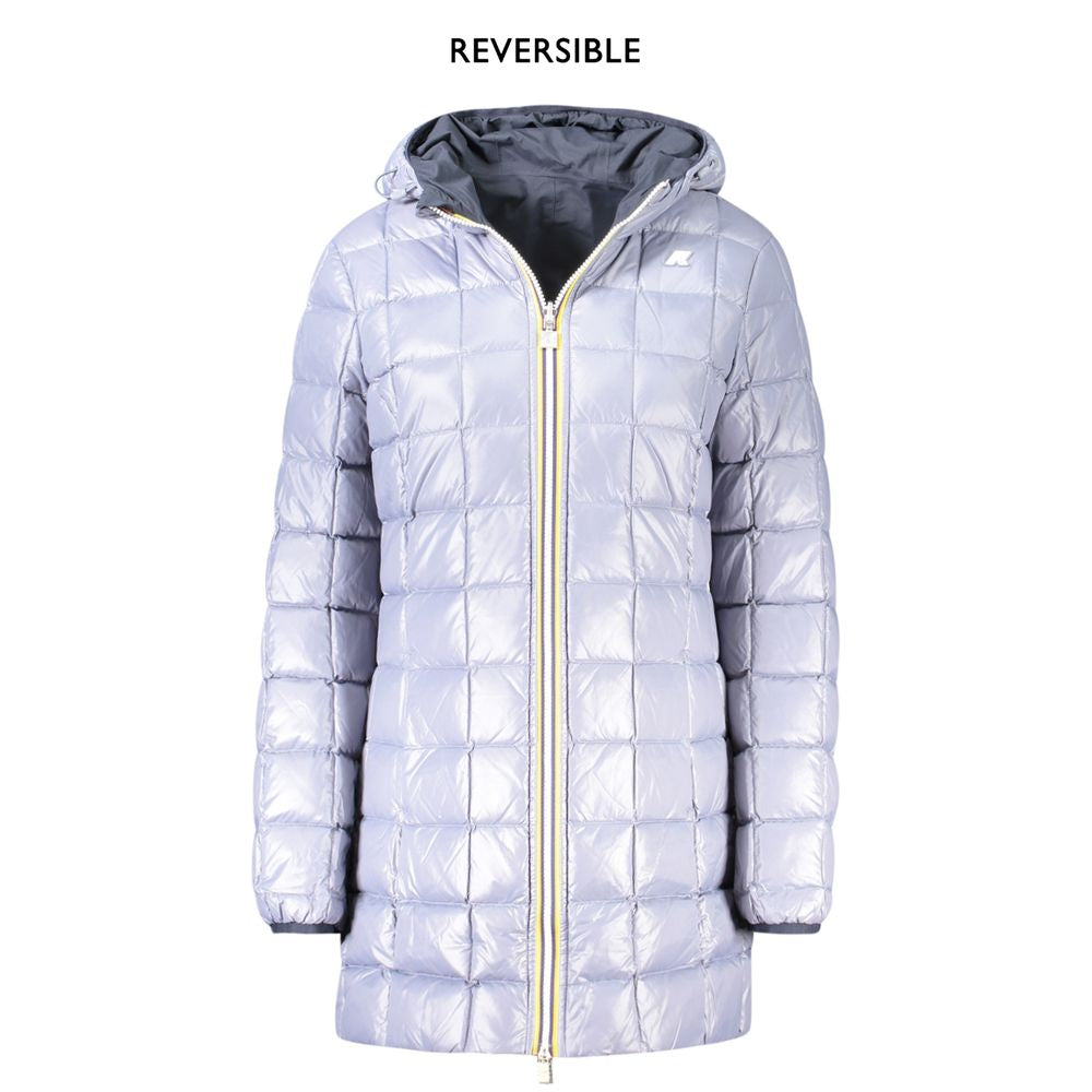 K-Way Reversible Long Jacket - Blue/Grey