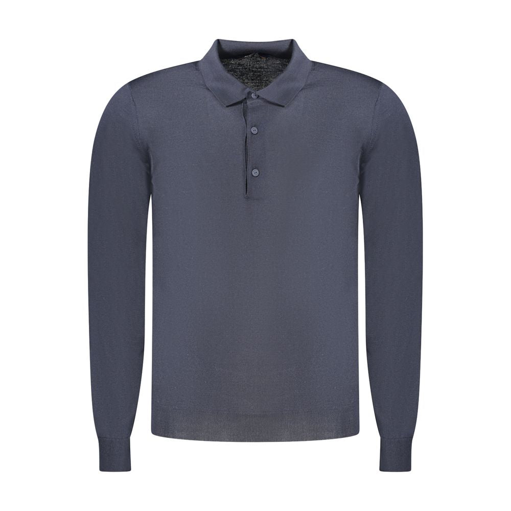 K-Way Blue Wool Sweater with Buttons