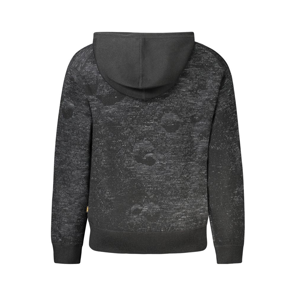 Hugo Boss Black Wool Sweater - Long Sleeved Hooded Sweatshirt with Contrast Details