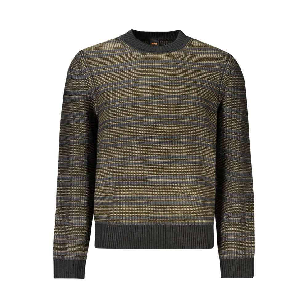 Hugo Boss Black Wool Sweater - Elegant and Stylish