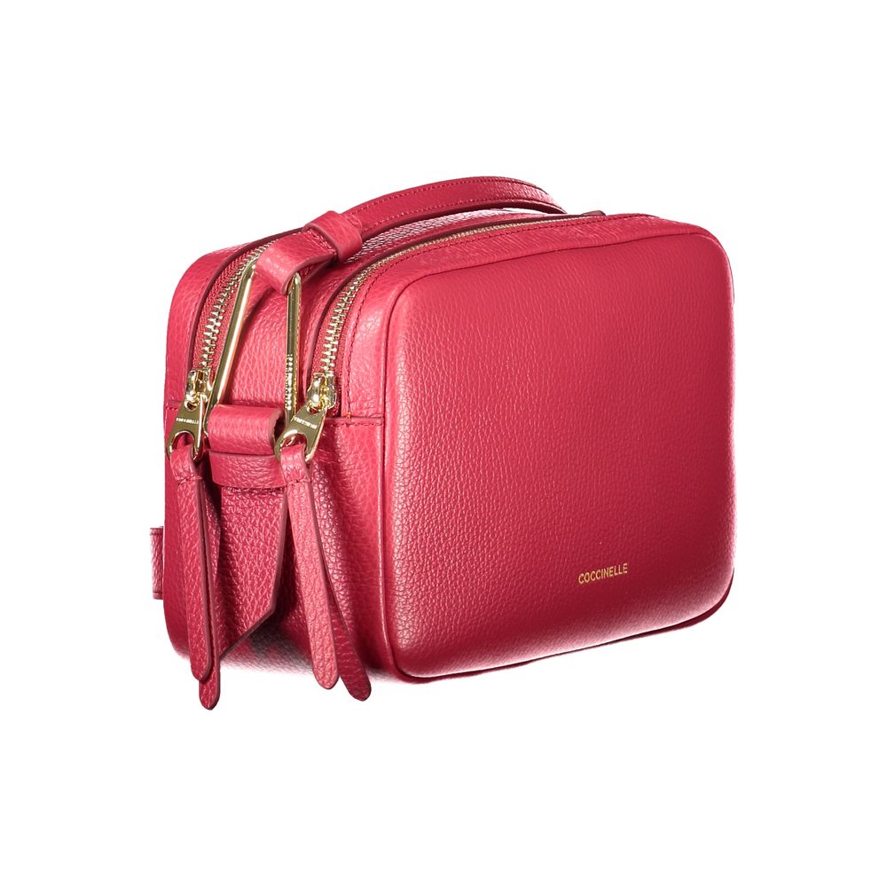 Coccinelle Red Leather Handbag - Malory Bag