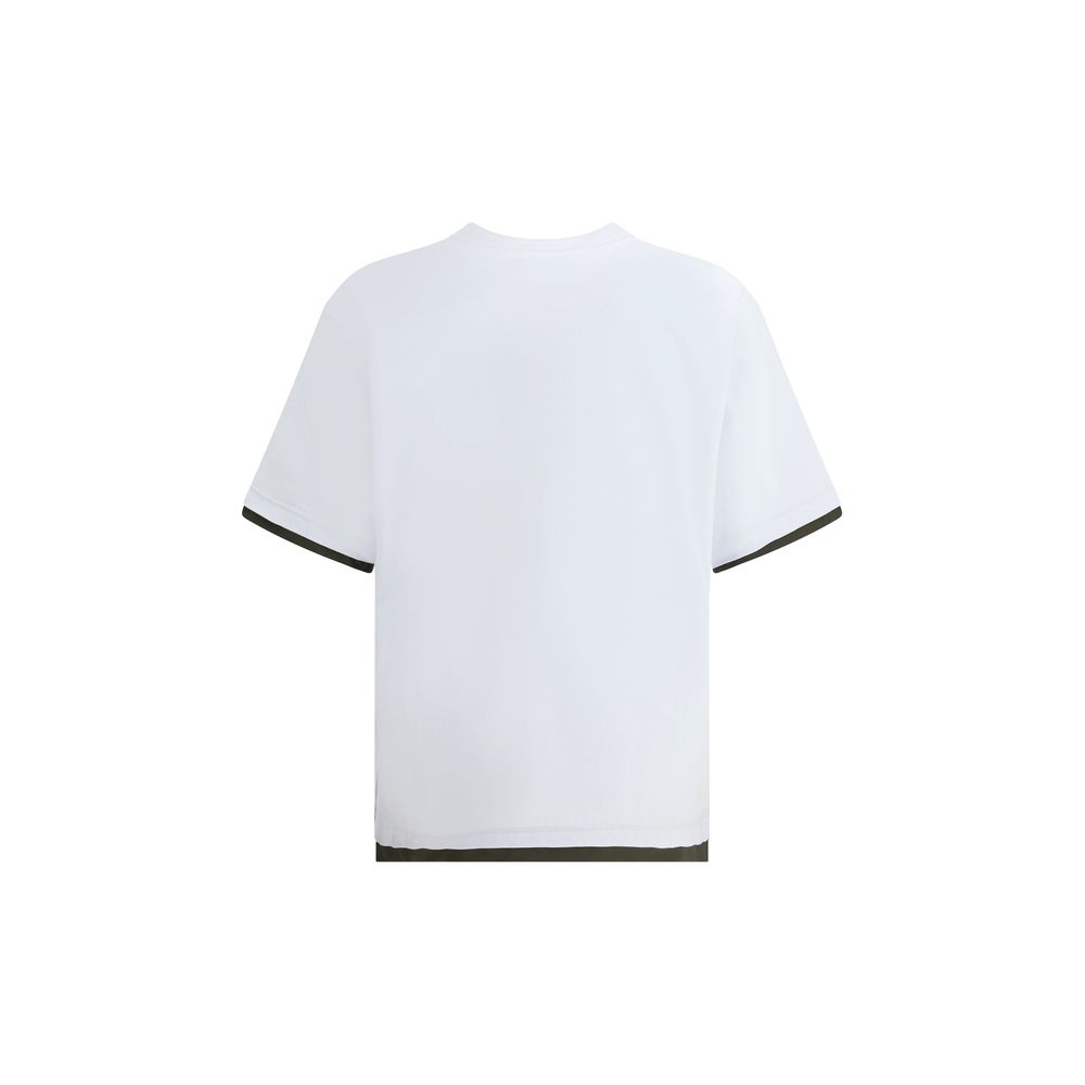 Sacai Double Layer T-Shirt with Patch Pocket