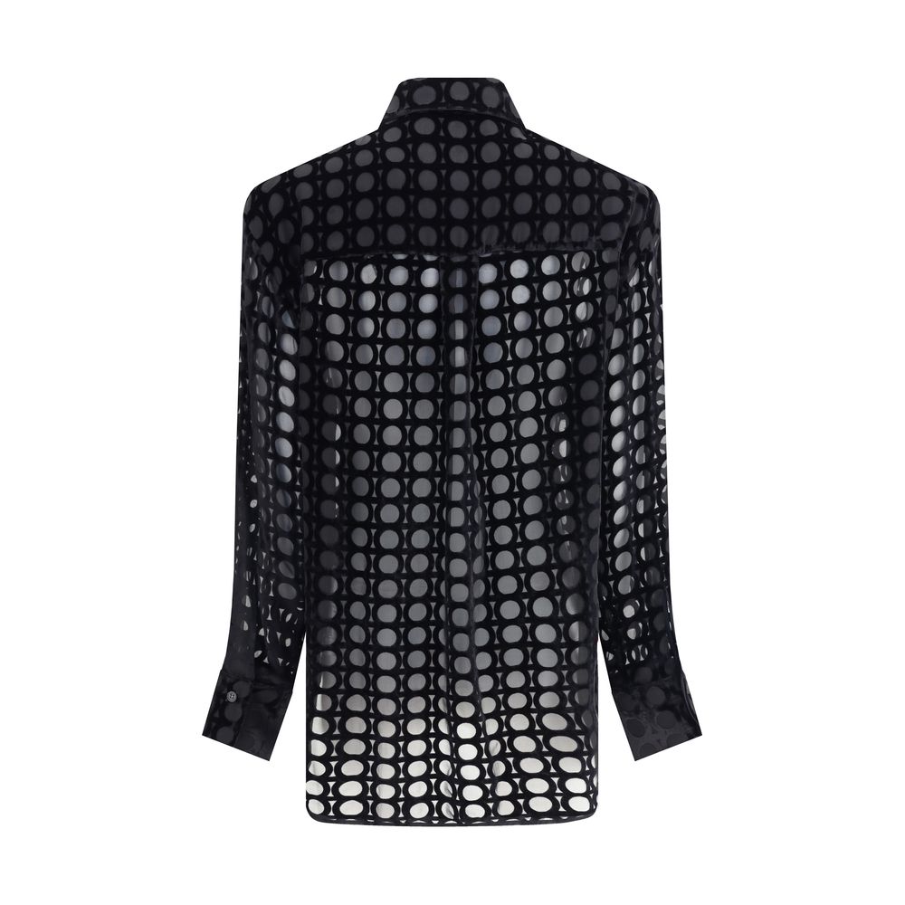 Ferragamo Velvet Devoré Shirt