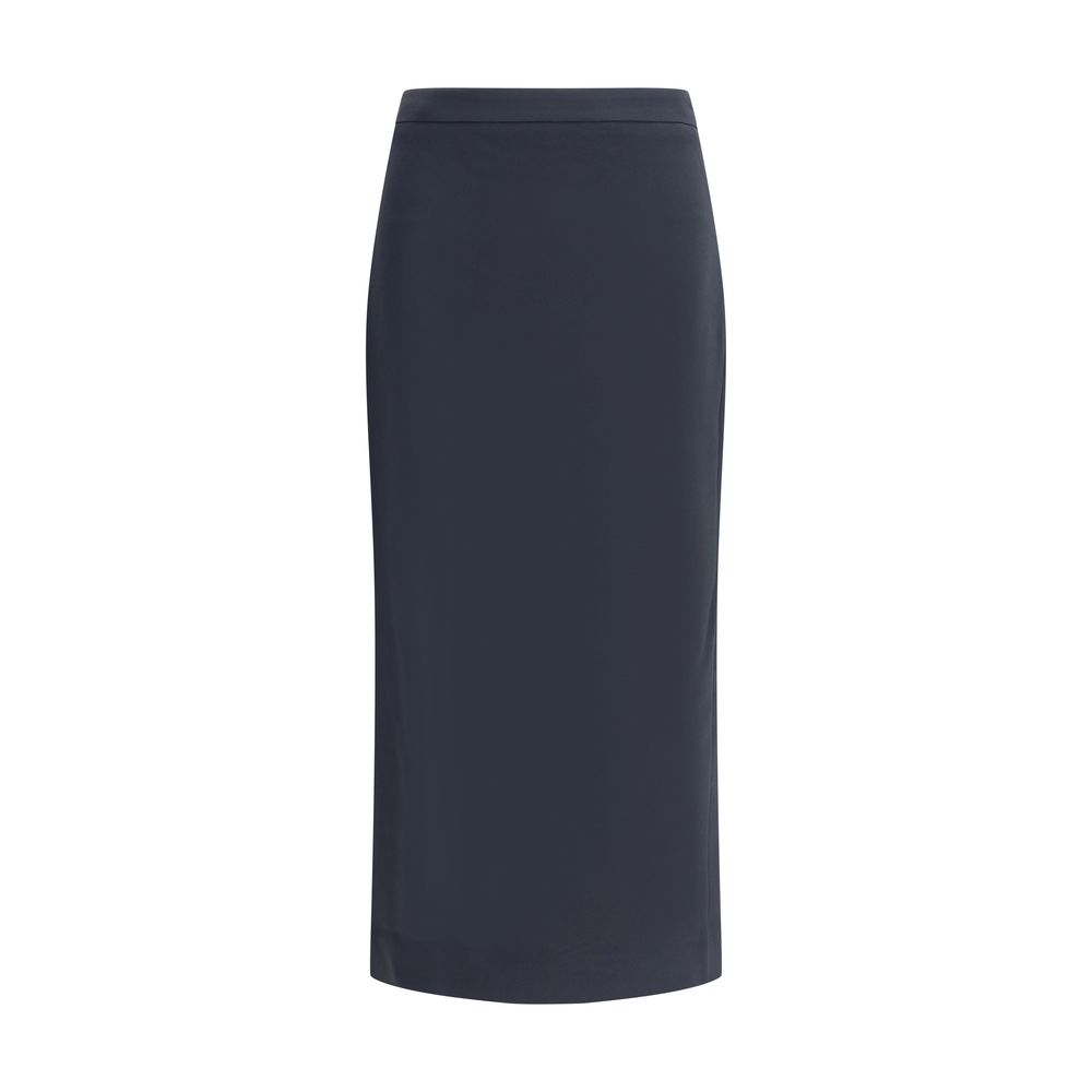 Givenchy Midi Skirt with Pleated Detail